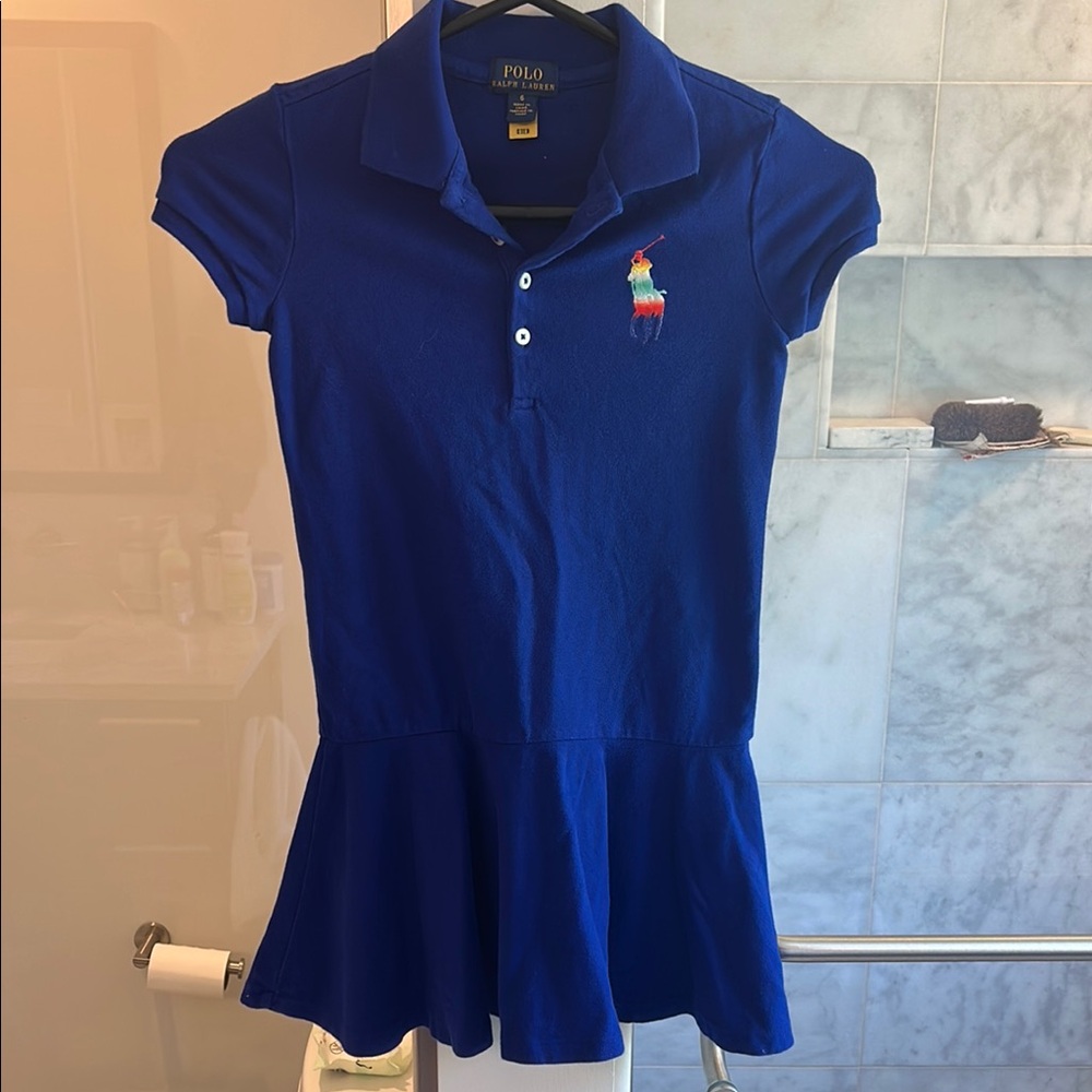 Polo by Ralph Lauren Kids Blue Polo Dress